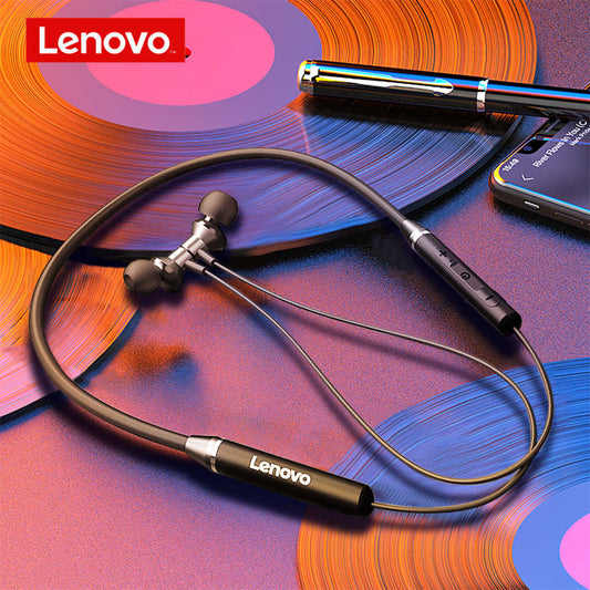 Wireless Bluetooth Lenovo 5.0 Neckband Earphones